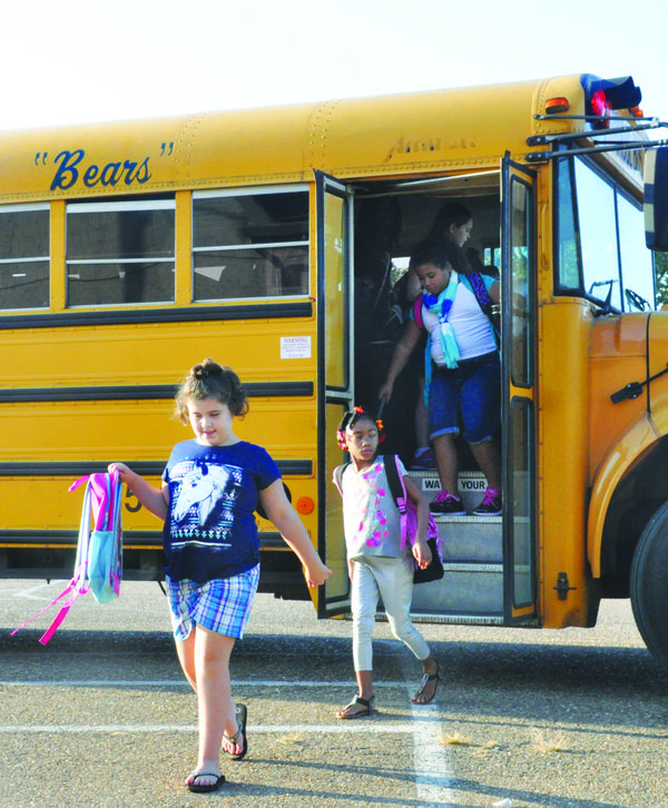 Start of school at Bearden Elementary