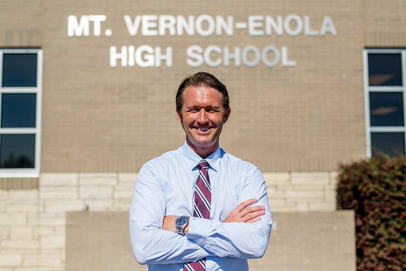 Chris Nail is the new principal at Mount Vernon-Enola High School. He previously served as assistant principal at Benton High School in Saline County.