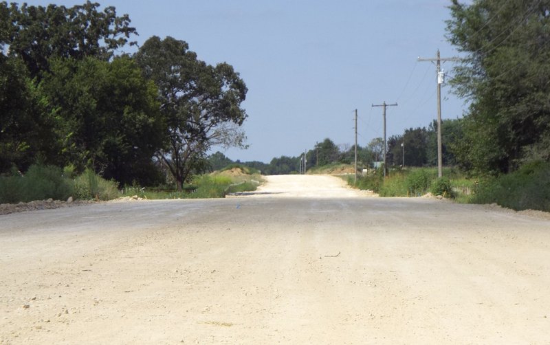 Preliminary work on what the council recently named Crowder Ave. is pretty much finished. The base and asphalt paving is expected to be finished in September.