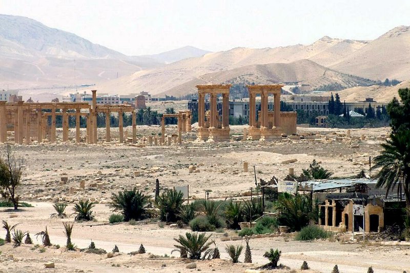 This file photo from the official Syrian news agency shows a general view of the ancient Roman city of Palmyra, northeast of Damascus, which 81-year-old antiquities scholar Khaled al-Asaad considered his life, a nephew said Wednesday. 
