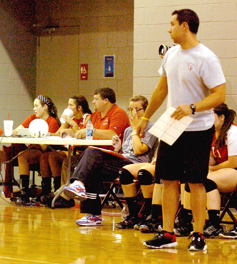 MARK HUMPHREY ENTERPRISE-LEADER Farmington volleyball coach Marshall Ward has guided the Lady Cardinals to state tournament appearances in his first three years, including a state quarterfinal appearance in 2014, Farmington&#8217;s first as a 5A school.