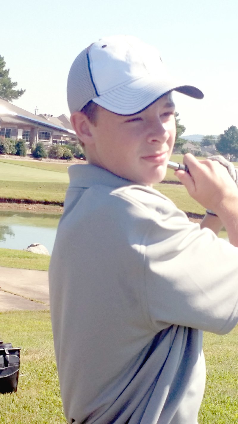 GRANT TOLLEY ENTERPRISE-LEADER Freshman Sterling Morphis has posted the best scores for Lincoln golfers.