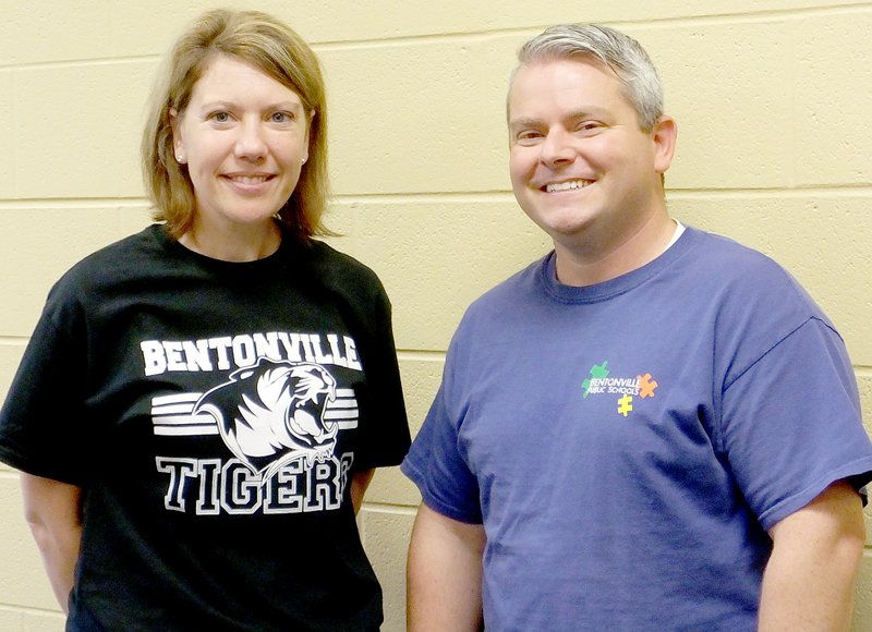 Lynn Atkins/The Weekly Vista There are two new faces in the Cooper Elementary Special Education Department. Lisa Breeling is a classroom teacher and Kenny Timbrell will handle paperwork.