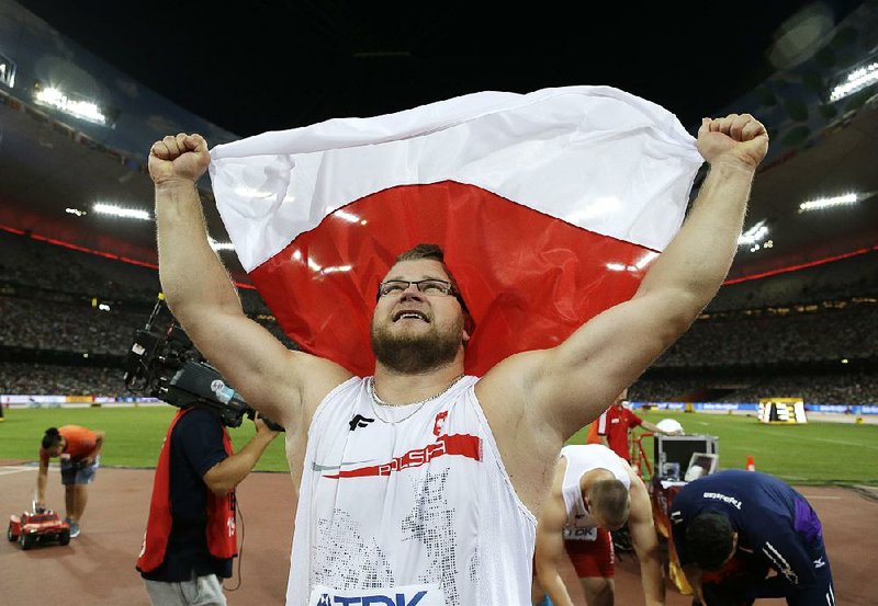 Poland’s Pawel Fajdek reportedly paid for a taxi with his gold medal he won at the World Athletics Championships in Beijing. Fajdek denies the story.