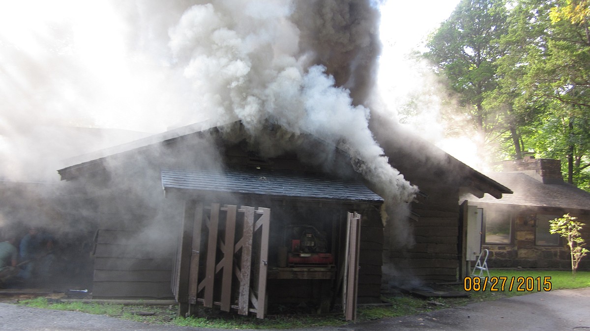 CCC building burns at Devil's Den | Northwest Arkansas Democrat-Gazette