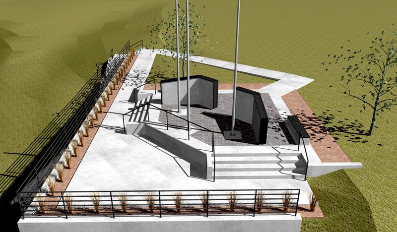 These are digital renderings of what the monument could look like.