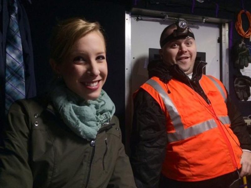 This undated file image made available by WDBJ-TV shows reporter Alison Parker, left, and cameraman Adam Ward. Community religious leaders gathered Sunday, Aug. 30, 2015 to remember Parker and Ward, who were shot and killed by a former co-worker on Aug. 26. 