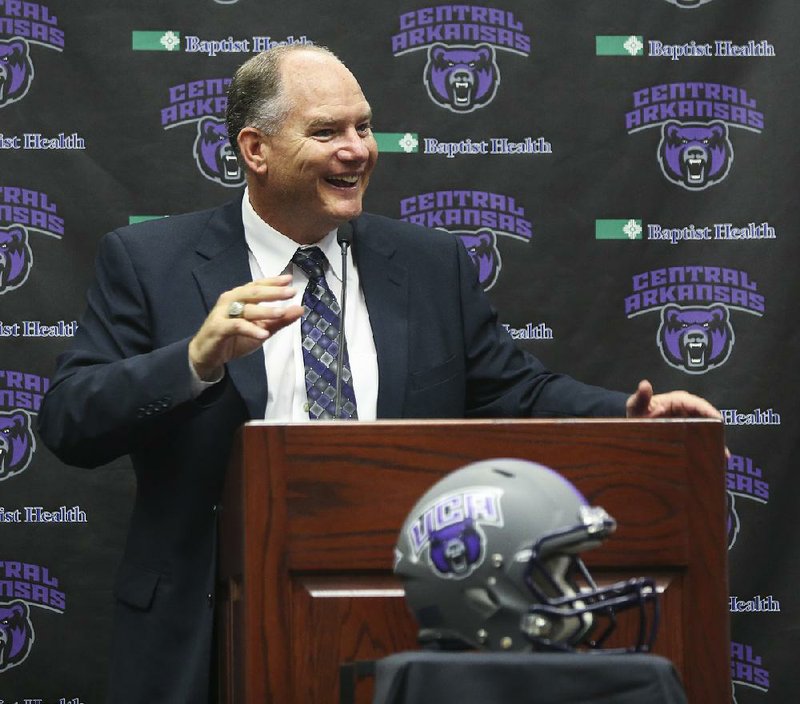 UCA Head Coach Steve Campbell is shown in this file photo.