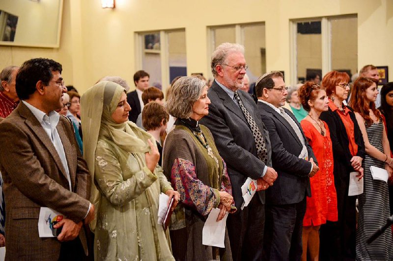 Last year’s “Love Thy Neighbor” interfaith service drew members from various faith backgrounds. This year’s event will begin at 6 p.m. Thursday at St. Mark’s Episcopal Church in Little Rock.