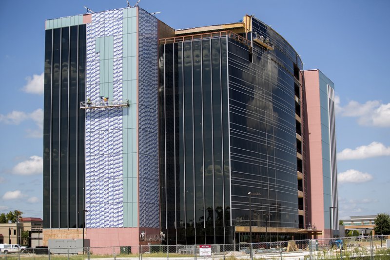 Hunt Tower, a 10-story, 830,000-square-foot office building opening later this year is again changing Rogers’ landscape. Johnelle Hunt said in an August interview that she had to be persuaded to build one, 10-story building rather than several smaller buildings.