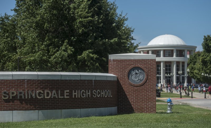 Springdale High School in a September 2015 file photo.
