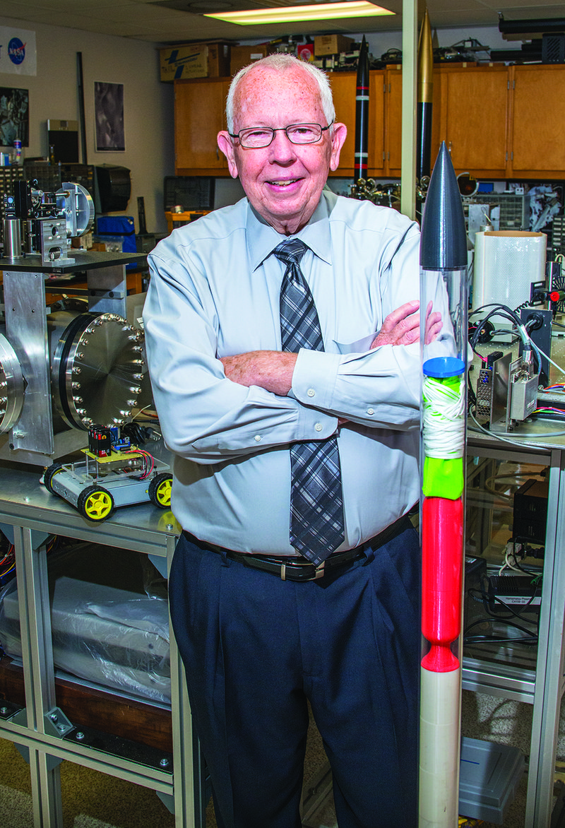 Ed Wilson, a professor at Harding University in Searcy, said it is important for students to be involved in research. Currently, some of his students are working on rockets, including figuring out the proper fuel to shoot the rockets in the air.
