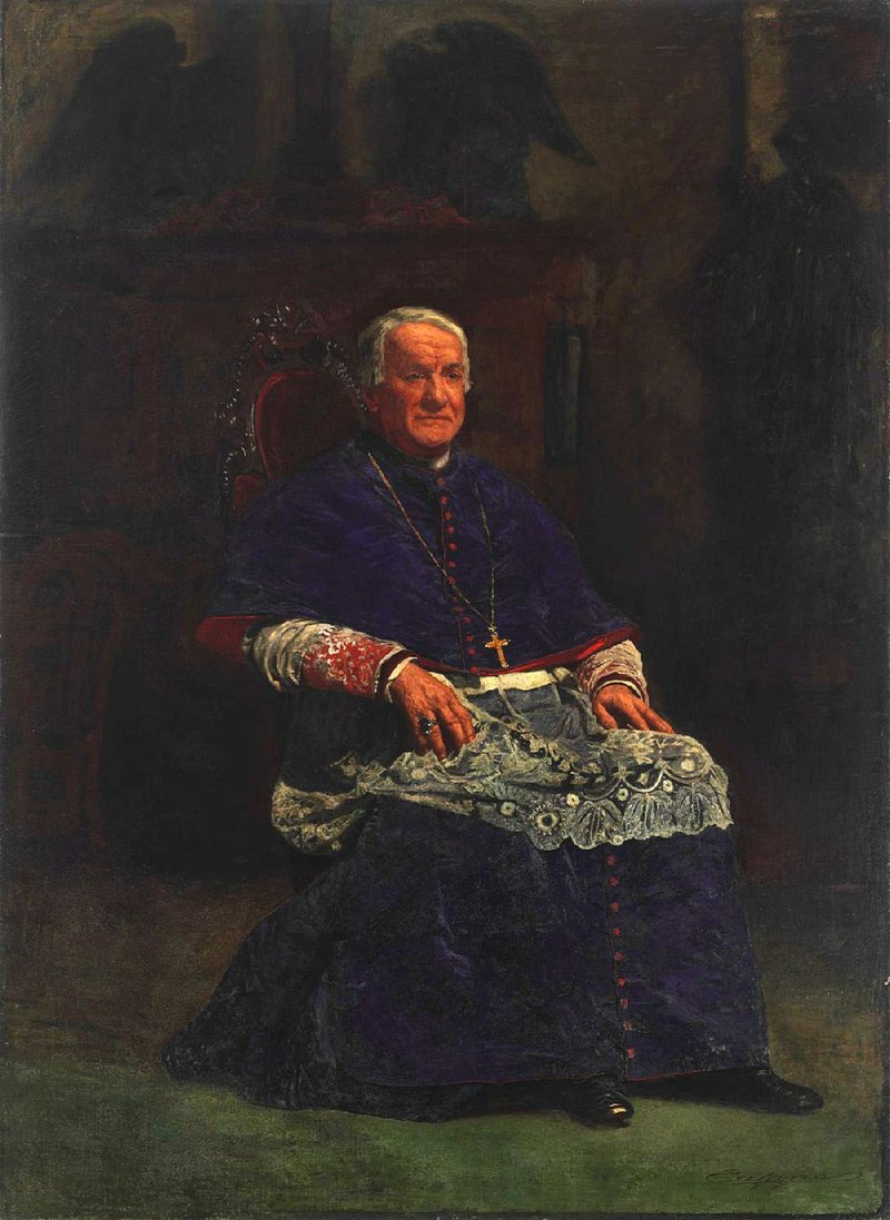 Thomas Eakins painted this portrait of Archbishop James Frederick Wood in 1877. It will now hang at Crystal Bridges in Bentonville. 