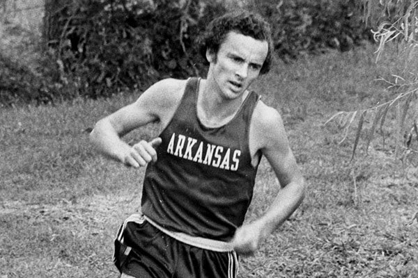 Niall O'Shaughnessy was a six-time all-American at Arkansas in the 1970s. 