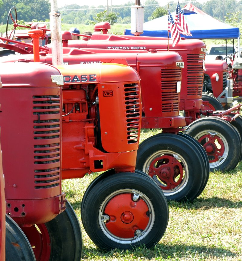 File Photo by Randy Moll Tired Iron of the Ozarks held its annual fall show last weekend and, once again, antique tractors lined the drive for visitors to see at the free show.