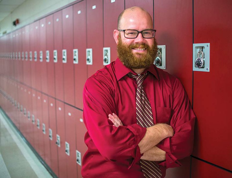 Brandon Cooper didn’t get into teaching until he was about 30, but he’s made up for lost time. Cooper, 37, is the Russellville School District’s Teacher of the Year and was one of 15 regional finalists for Arkansas Teacher of the Year, for which he received $1,000. Although he didn’t make it to the final four, he said being considered was humbling. He and his wife, Cari, have four daughters: Victoria, Emily, Abbey and Taylor.