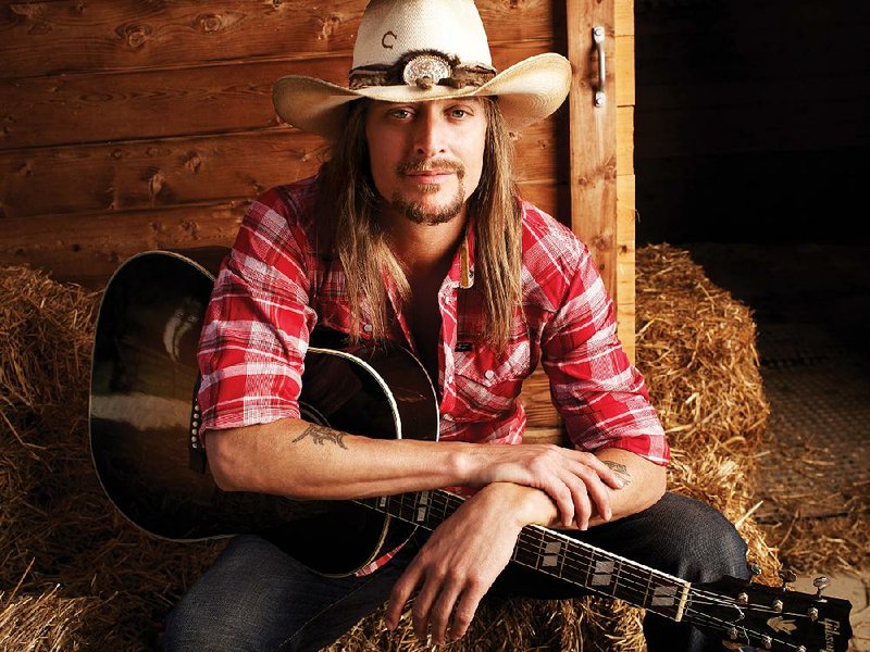 Kid Rock headlines a Friday concert at the Walmart Arkansas Music Pavilion in Rogers.