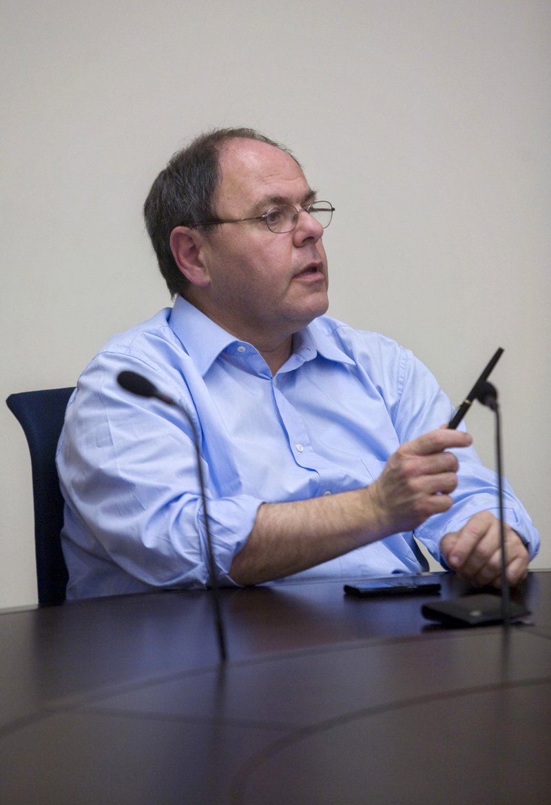 In this Dec. 21, 2009 photo, former Chairman of the Yesha Council Dani Dayan, speaks, during a meeting at the Knesset, Israel's parliament in Jerusalem.