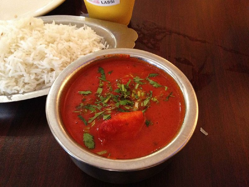 The Lamb Vindaloo at Flavor of India is equal measures lamb and potato chunks in a vibrant curry. 