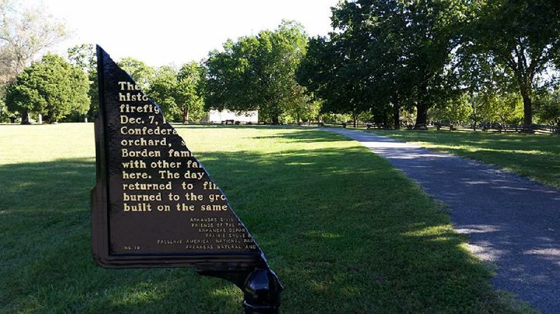 For the second time, vandals have destroyed an Arkansas Civil War sesquicentennial sign at the site of the battle of Prairie Grove and officials at Prairie Grove Battlefield State Park are puzzled. 