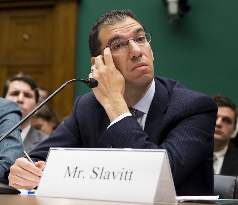 In this Oct. 24, 2013 file photo, Andy Slavitt, now the acting Medicare administrator, testifies on Capitol Hill in Washington.