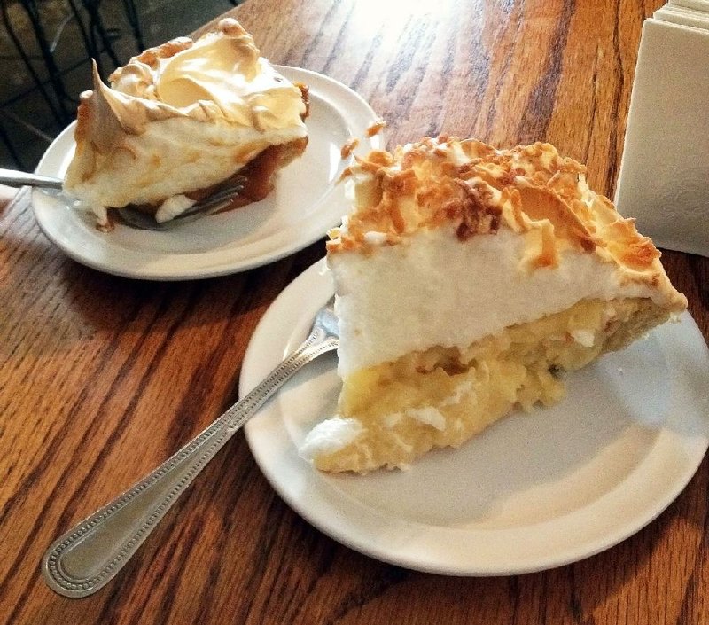 The pies, including the caramel and coconut, go fast at Charlotte’s Eats & Sweets in Keo.