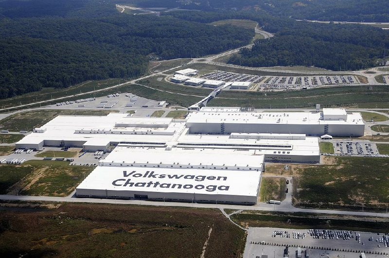 An incentive package to attract Volkswagen to Chattanooga, Tenn., included tax credits, funding for training and the “Volkswagen Chattanooga” sign on the roof of the plant. 