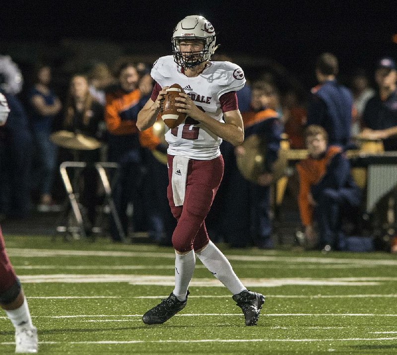 Jack Lindsey, Springdale quarterback, has proven his toughness this season in leading the Bulldogs to their first playoff appearance since 2011.