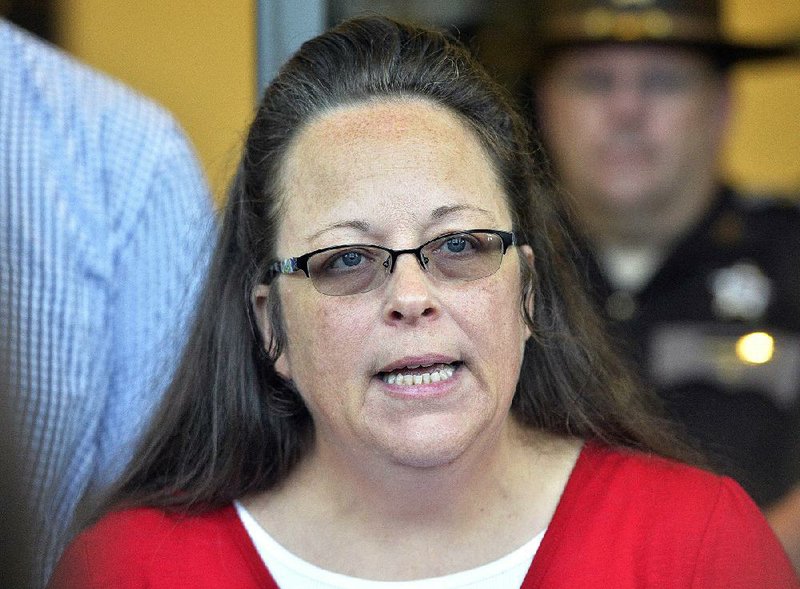 Kim Davis is shown in this file photo. 