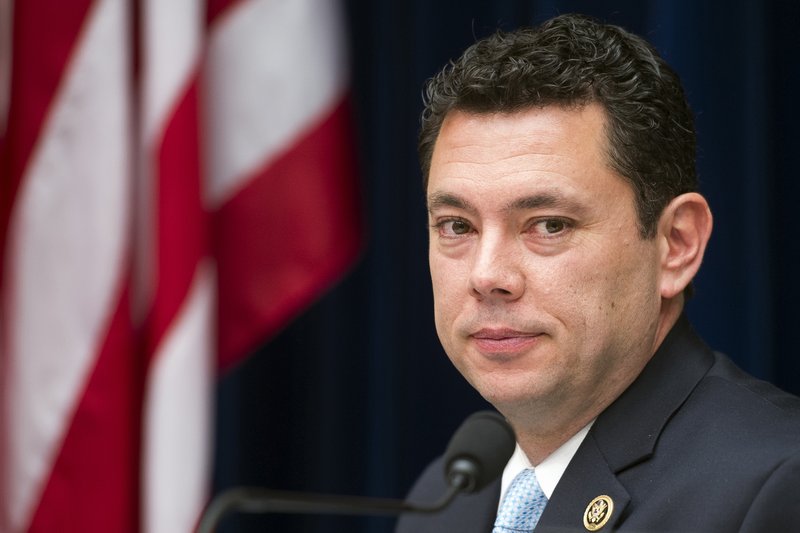 In this April 29, 2015 file photo, Rep. Jason Chaffetz, R-Utah is seen on Capitol Hill in Washington. Chaffetz of Utah is planning to run for House speaker in a surprise longshot challenge to House Majority Leader Kevin McCarthy. That's according to three Republican aides with knowledge of the situation. All demanded anonymity to discuss Chaffetz's plans ahead of a public announcement.