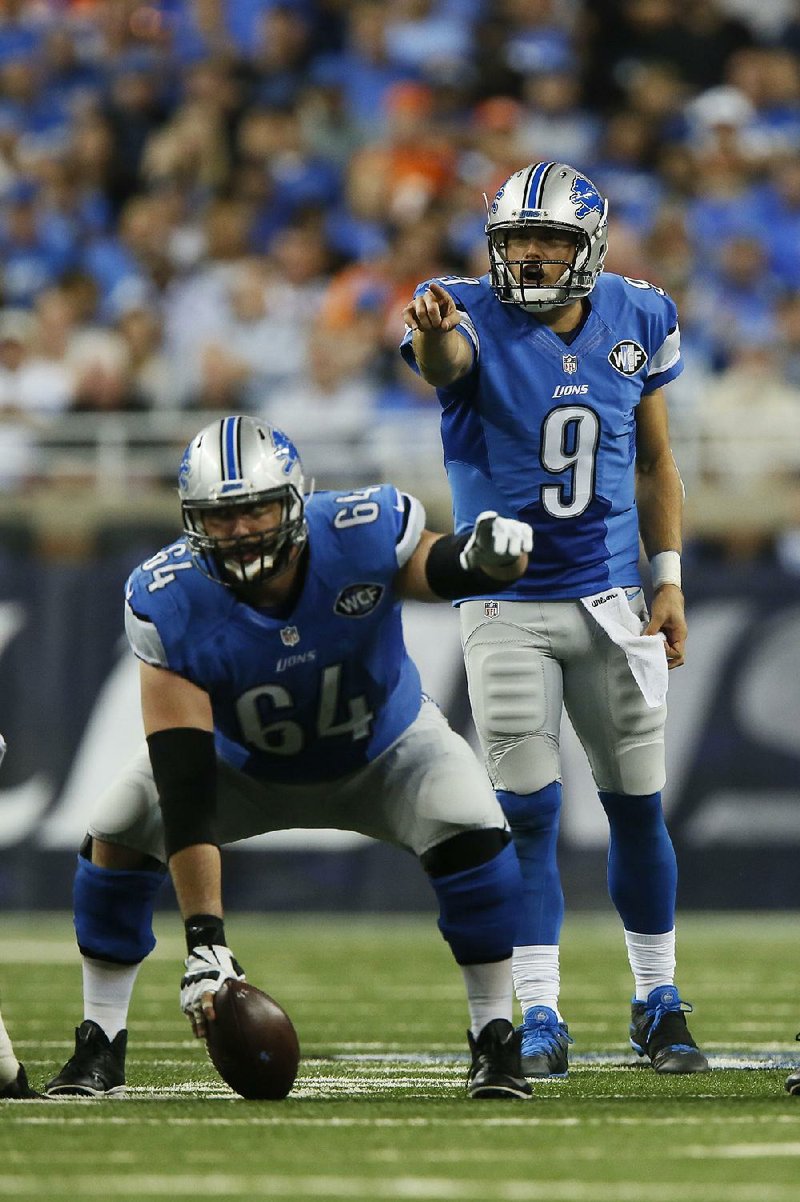 Detroit Lions quarterback Matthew Stafford is shown in this photo.