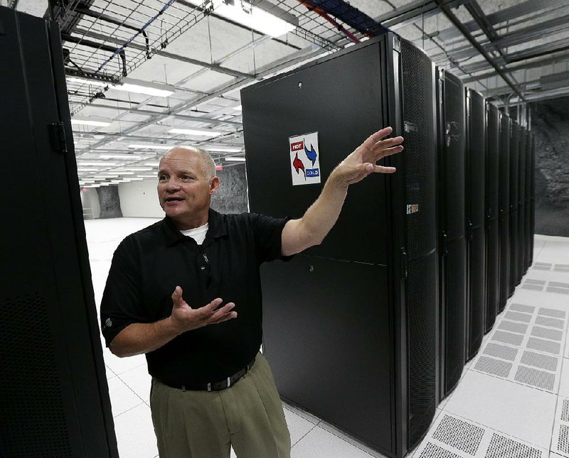 Bob Perkins, facilities manager at LightEdge Data Center, talks about the company’s new data storage facility in Kansas City, Mo.
