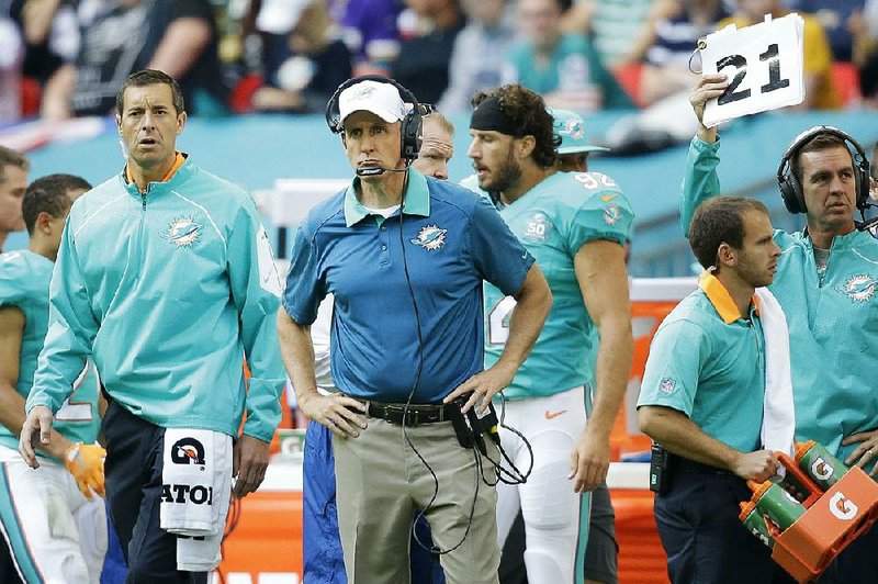 Miami relieved Joe Philbin of his duties as head coach Monday after the Dolphins lost their third game in a row Sunday against the New York Jets in London.