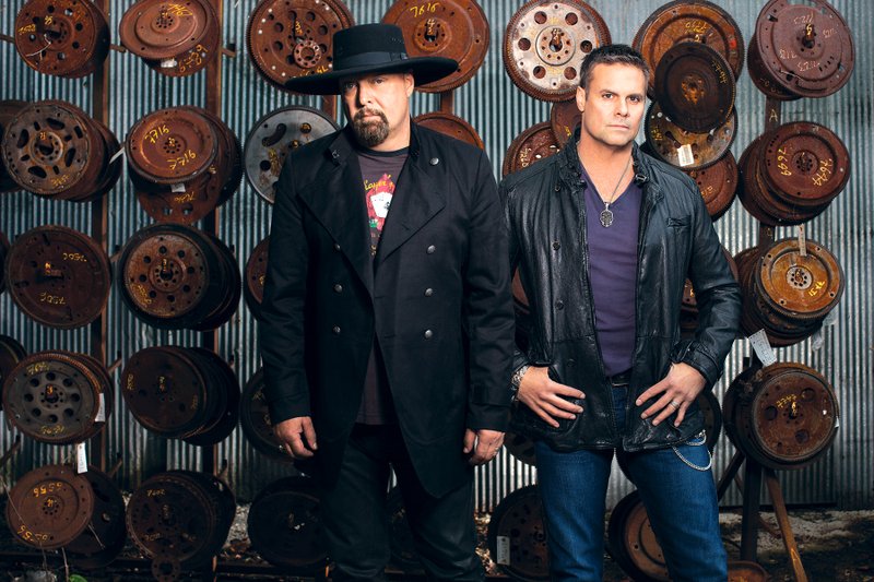 Eddie Montgomery (left) and longtime friend Troy "T-Roy" Gentry make up the country music duo Montgomery Gentry.