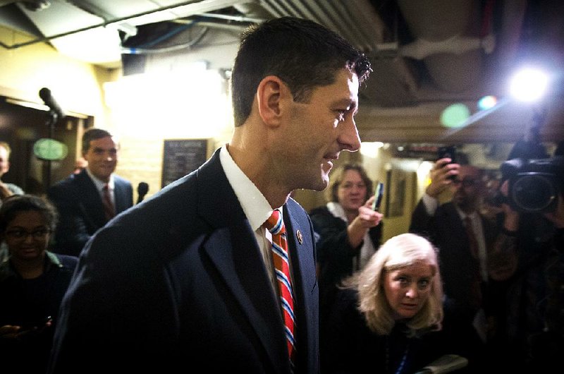 Rep. Paul Ryan, R-Wis., repeatedly refused to comment Friday on the House speaker position.