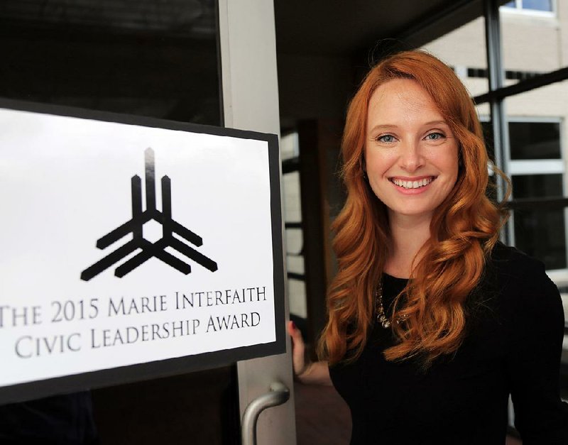 Jessica DeLoach Sabin is one of the newer board members for the Marie Interfaith Civic Leadership Award, which recognizes people and groups working to improve their communities with little fanfare. “I think it’s a tremendous opportunity for us to be able to pull the community’s attention toward those people who are doing this heavy lifting in the state.”