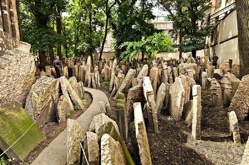 The eroded tombstones of Prague’s Jewish cemetery are evocative witnesses of the past. 