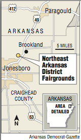 Northeast Arkansas fairgrounds graphic  