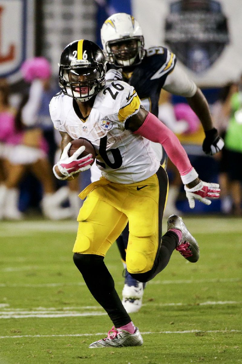 Pittsburgh running back Le’Veon Bell ran for 111 yards and scored the game-winning 1-yard touchdown run to lead the Steelers to a 24-20 victory over San Diego on Monday night.
