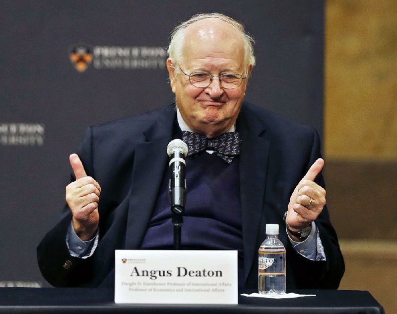 Princeton University economist Angus Deaton is shown in this photo. 