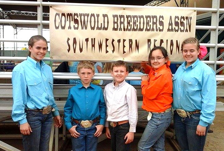 Submitted Photo A group of Decatur FFA and 4-H members attend the Southwest Regional Cotswold Sheep show held at the San Diego County fairgrounds in Del Mar, Calif., June 7. They are Lensey Watson (left), Landen Watson, Emilio Smith Gomez, Martha Smith Gomez, and Alisun Watson.