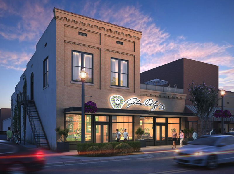 John Daly's, a steakhouse concept featuring memorabilia from the professional golfer of the same name, is pictured in this rendering. The restaurant is set to open its first location next year at 912 Front St. in downtown Conway.
