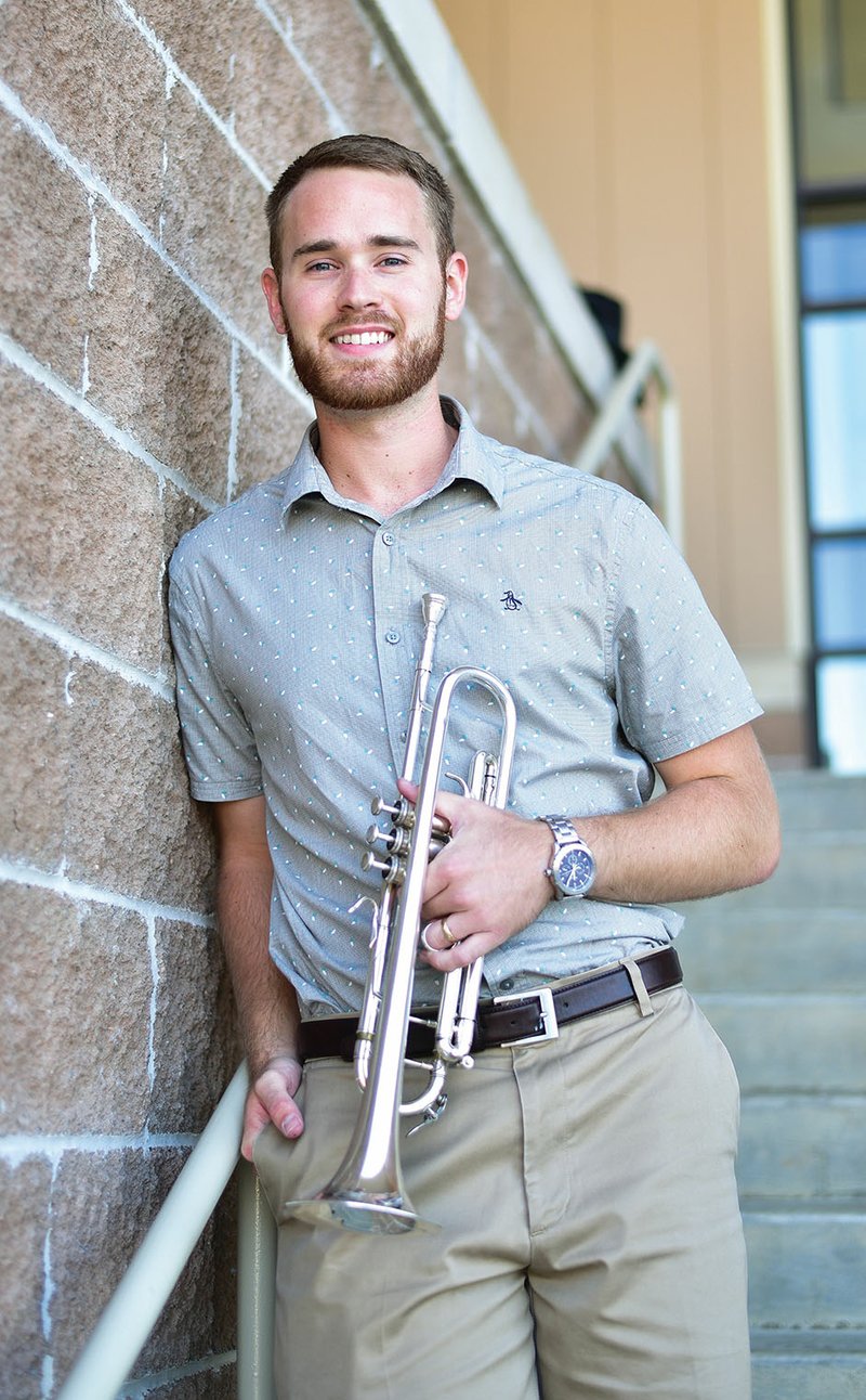 Ethan Shaw, 23, of Conway is the new Mayflower band director. It’s his first full-time position since graduating with a degree in music education from the University of Central Arkansas in Conway. Although he plays trumpet, Shaw said, “I can carry a tune on pretty much any instrument.”