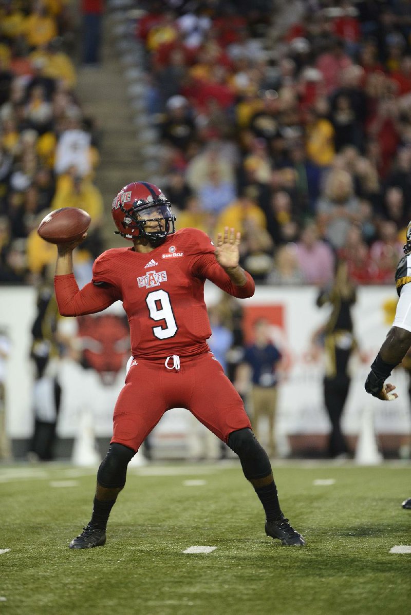 Arkansas State quarterback Fredi Knighten said the Red Wolves are fired up to take on Louisiana-Lafayette today in Jonesboro. “You know they’re competitive, just like us,” Knighten said. “They come out and they expect to win.”