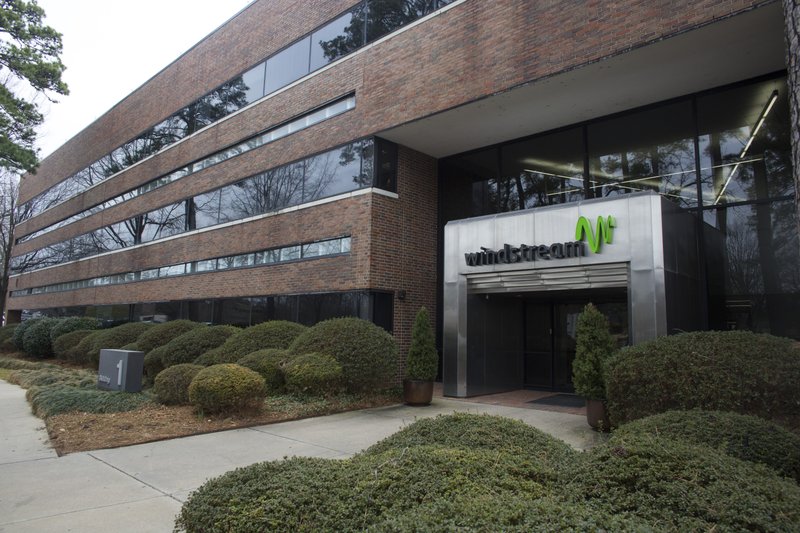 FILE — Windstream Corporate headquarters at 4001 N Rodney Parham Road is shown in this February 19, 2014 photo.
