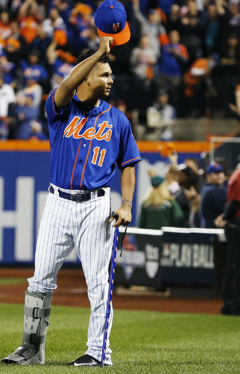 New York shortstop Ruben Tejada rewarded teammates handsomely after clinching a berth in the World Series. 