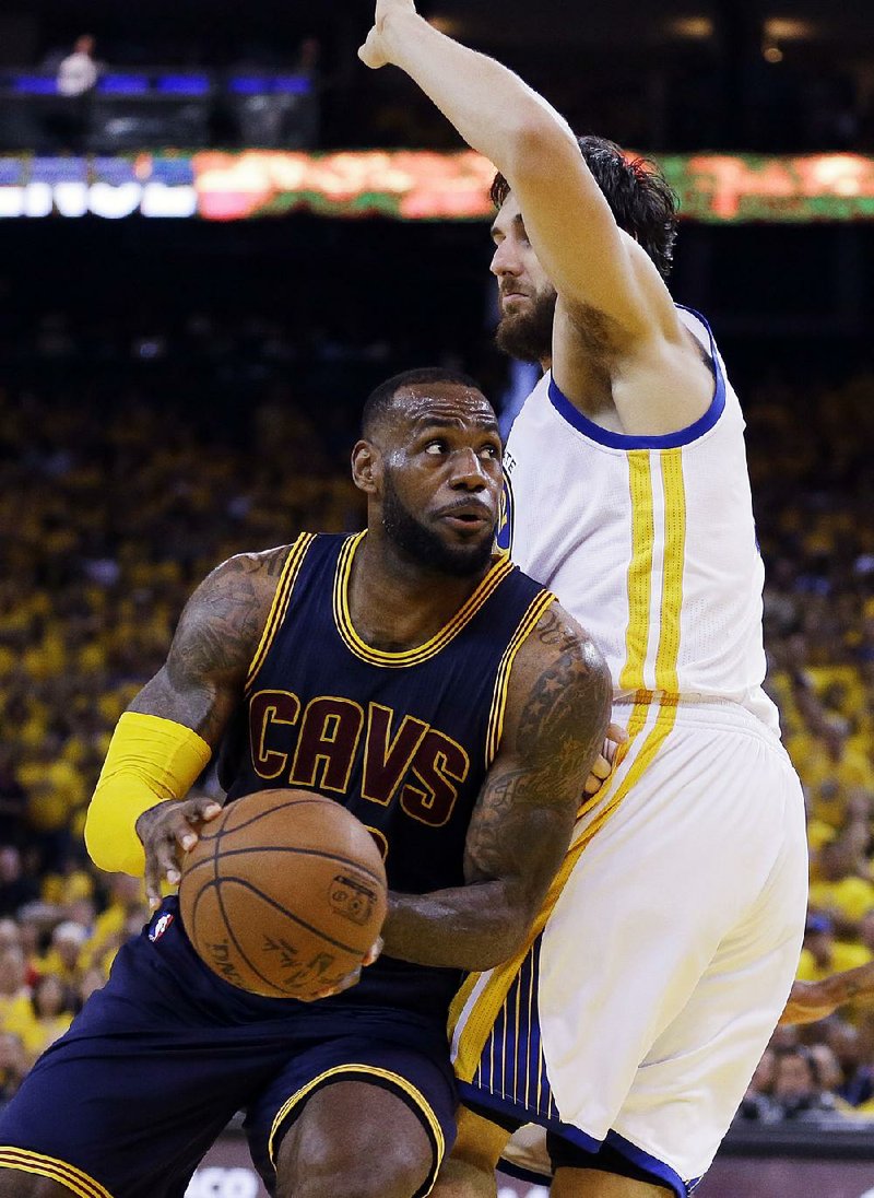 Cleveland Cavaliers forward LeBron James (23) is shown in this photo. 