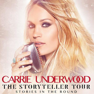 Carrie Underwood will play North Little Rock's Verizon Arena on April 28 as part of her Storyteller Tour. 