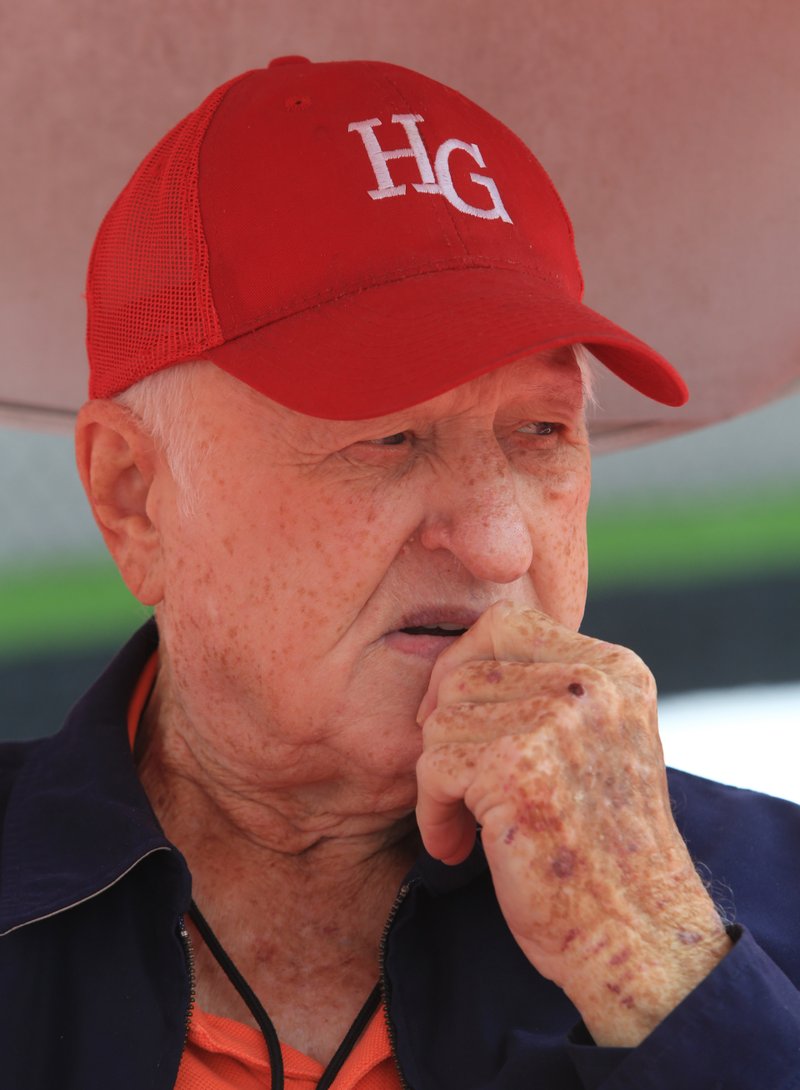 Benton Harmony Grove head coach Jimmy "Red" Parker in 2013.