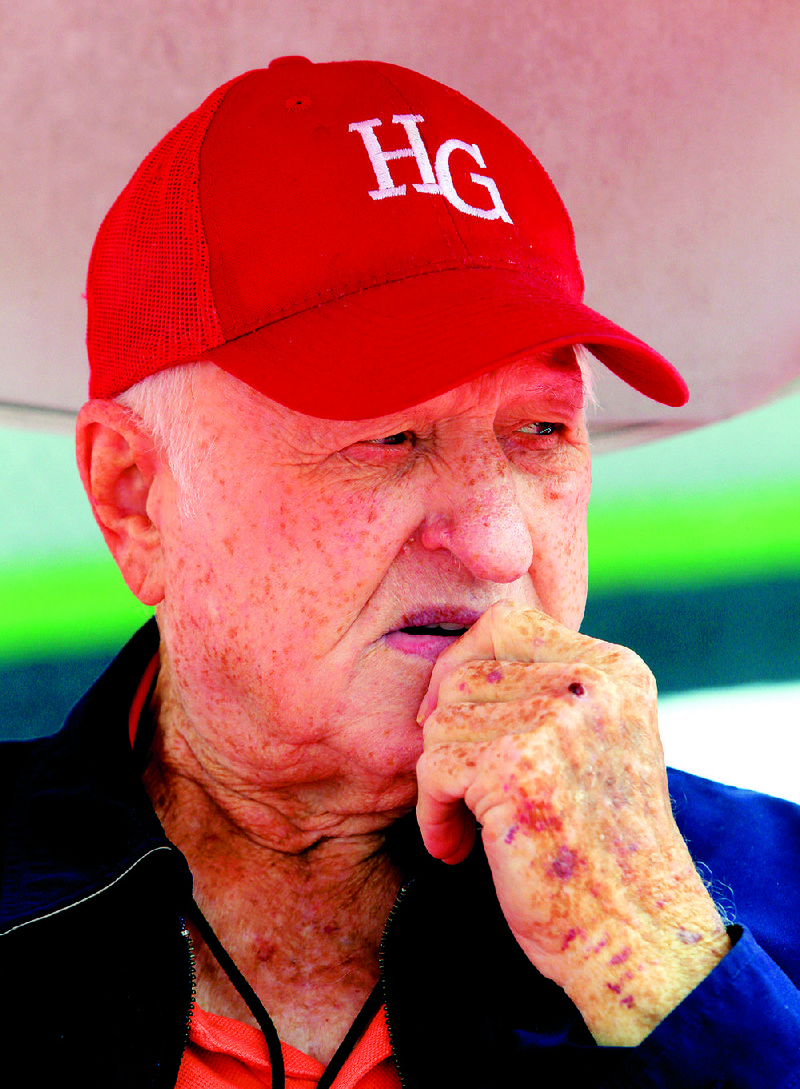  Benton Harmony Grove head coach Jimmy "Red" Parker is shown in this file photo.